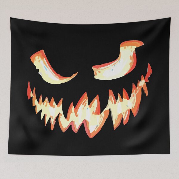 Item preview, Scary Jack o Lantern Face Spooky Halloween Pumpkin designed and sold by JoseloRochaArt.