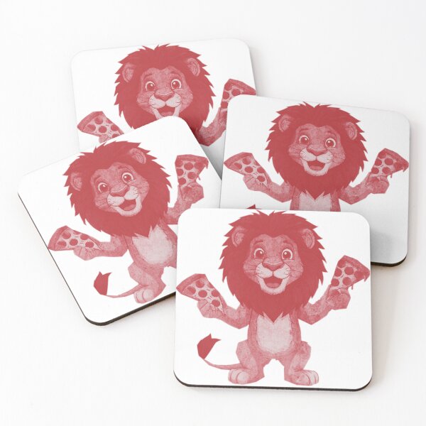 Item preview, Lion with Pizza designed and sold by kinpirks.