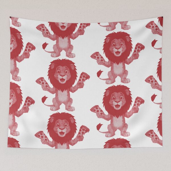 Item preview, Lion with Pizza designed and sold by kinpirks.