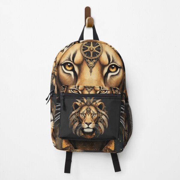 Item preview, Steampunk Lion Head - Majestic Mechanical Lion Illustration designed and sold by Marcu Ioachim.