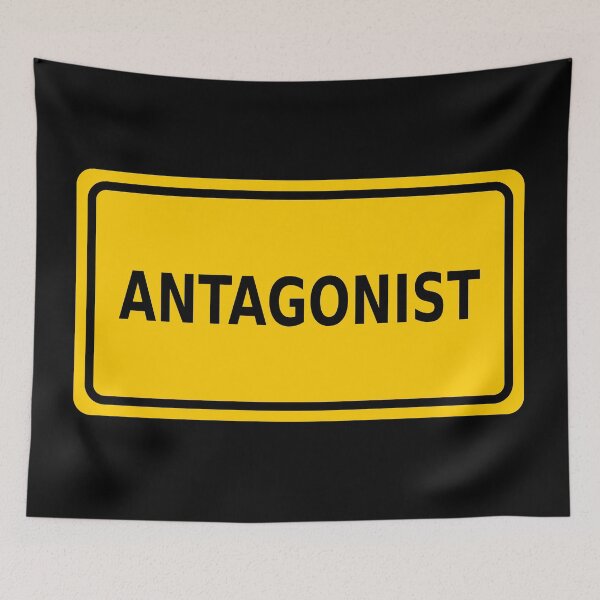 Item preview, Antagonist Label designed and sold by Karate Octopus.