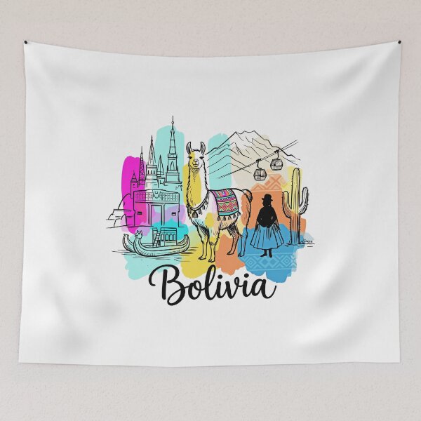 Item preview, Bolivia Andean Travel Art designed and sold by EdwinkOne.