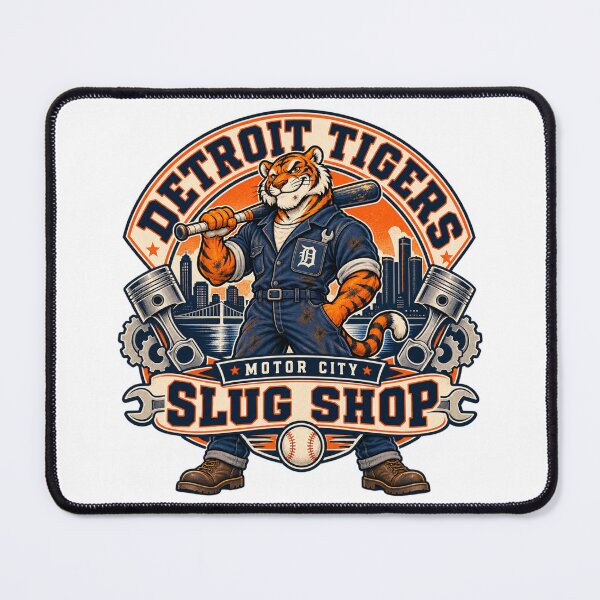 Item preview, Motor City Tigers Slug Shop Emblem designed and sold by Dresut.