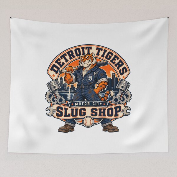 Item preview, Motor City Tigers Slug Shop Emblem designed and sold by Dresut.