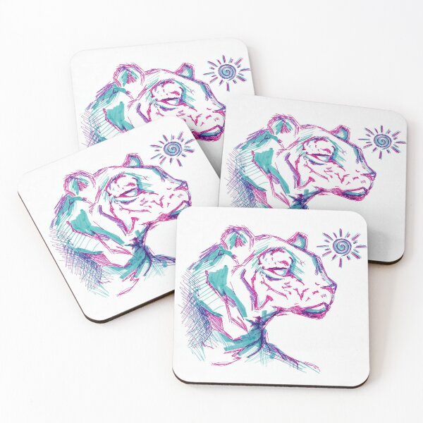 Item preview, colorful tiger designed and sold by CanvasCloud.