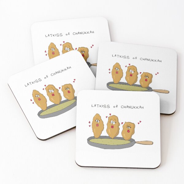 Item preview, Funny Latkiss of Chanukkah Sticker | Cute Hanukkah Potato Pun designed and sold by MyxaART.