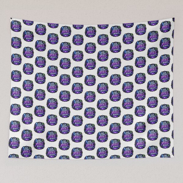 Item preview, Eat Sleep Roll Repeat Dice Gaming Design for RPG and Tabletop Enthusiasts designed and sold by ImMrCat.