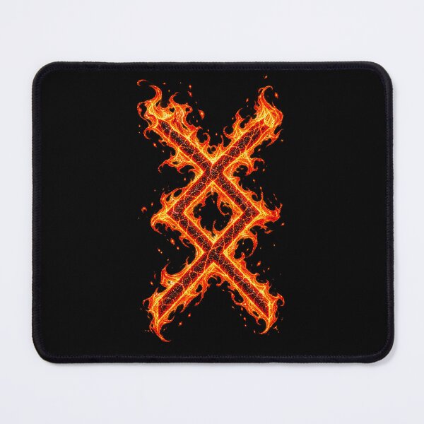 Item preview, Ingwaz Rune in flame designed and sold by Faust-ART Design.