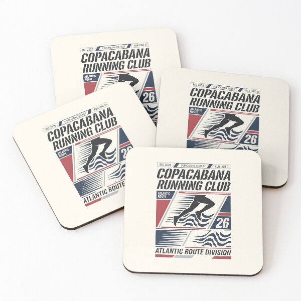 Item preview, Copacabana Running Club Retro Athletic Graphic designed and sold by SplashTastic.