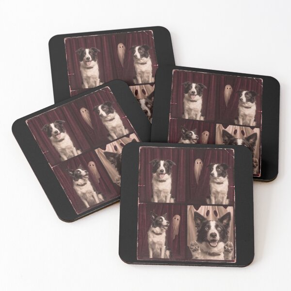Item preview, Funny Border Collie Dog Halloween Ghost Reaction designed and sold by d247.