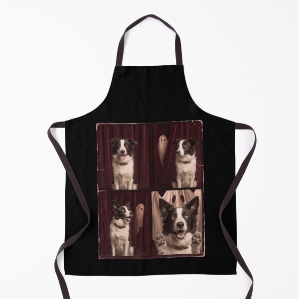 Item preview, Funny Border Collie Dog Halloween Ghost Reaction designed and sold by d247.
