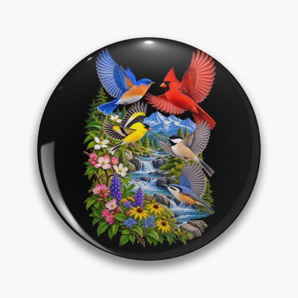 Item preview, Songbirds Over River Valley designed and sold by RockitBaby.