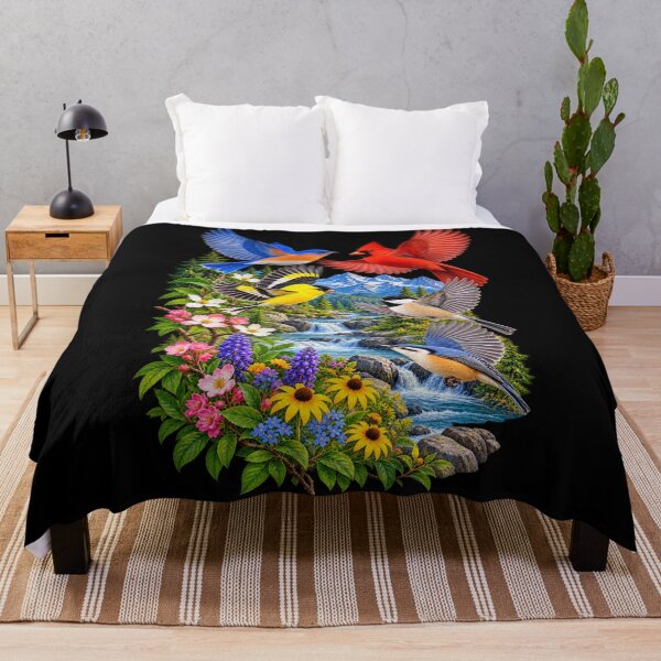 Item preview, Songbirds Over River Valley designed and sold by RockitBaby.
