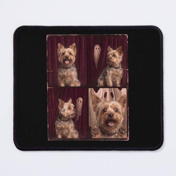 Item preview, Halloween Yorkie Dog Ghost Peekaboo Fun designed and sold by d247.