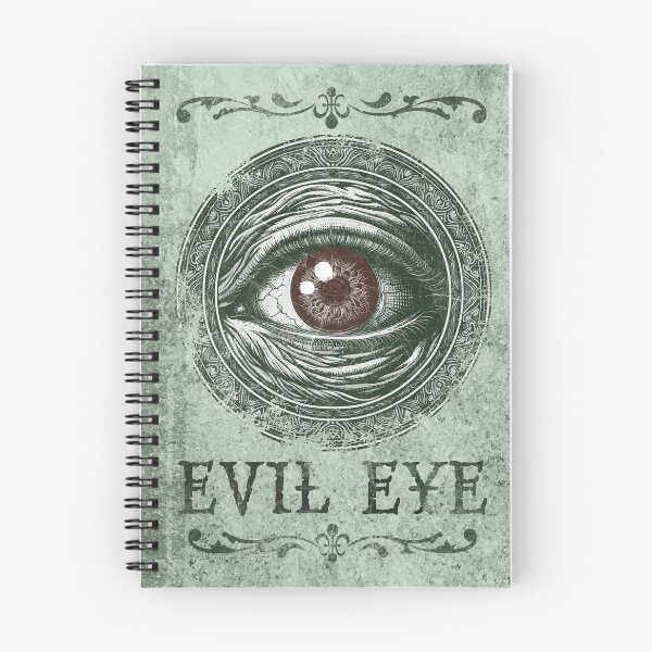 Item preview, Gothic Evil Eye Illustration Dark Rune Art Green designed and sold by Ghoul Enterprises.