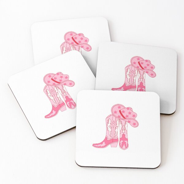 Item preview, Pink Cowgirl Boots & Cowboy Hat – Girly Western Design designed and sold by AandBCollective.