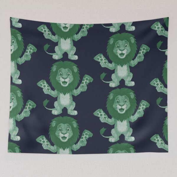 Item preview, Lion with Pizza designed and sold by kinpirks.