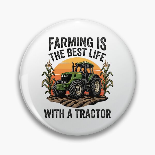 Item preview, Farming Is The Best Life With A Tractor - Funny Farmer Gift designed and sold by MyHappyArtShop.