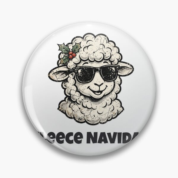 Item preview, Fleece Navidad Funny Sheep Christmas Design designed and sold by Wild Shades.