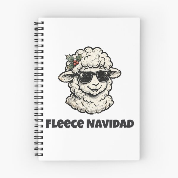 Item preview, Fleece Navidad Funny Sheep Christmas Design designed and sold by Wild Shades.