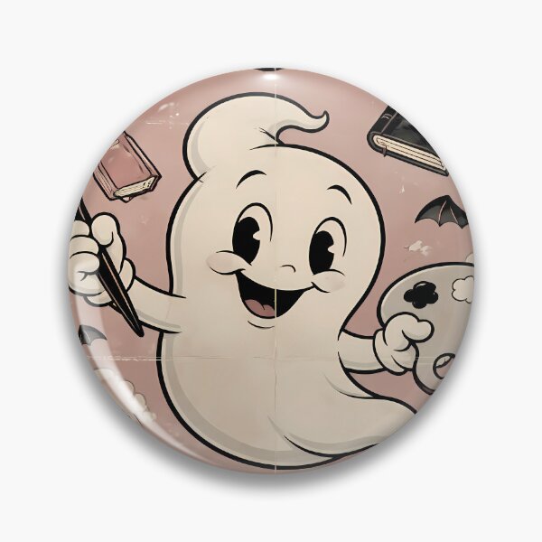 Item preview, Cute Vintage Ghost Teacher - Art Classroom Halloween Decor designed and sold by Art-Arcade6.
