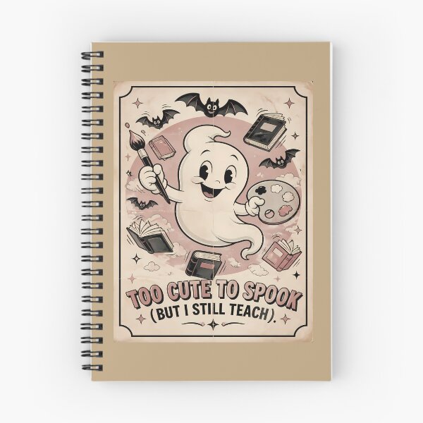 Item preview, Cute Vintage Ghost Teacher - Art Classroom Halloween Decor designed and sold by Art-Arcade6.