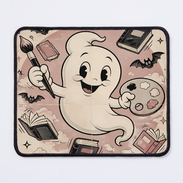 Item preview, Cute Vintage Ghost Teacher - Art Classroom Halloween Decor designed and sold by Art-Arcade6.