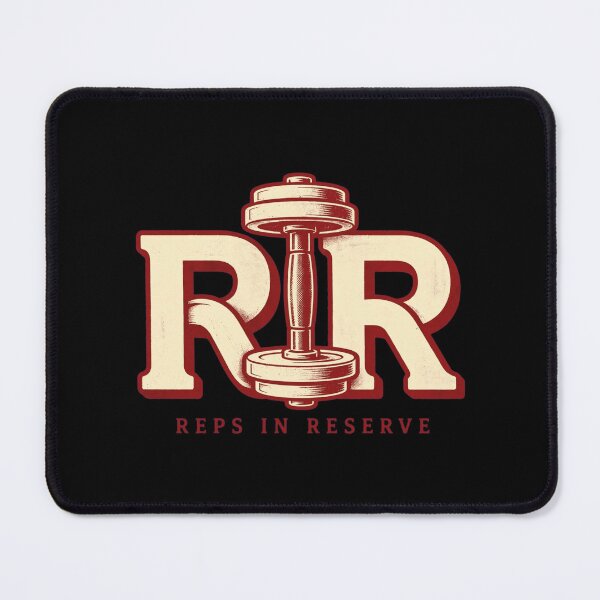 Item preview, RIR Reps in Reserve – Bodybuilding Gym Workout, Strength Training & Weightlifting Design, Fitness Lifting, Progressive Overload, Training Intensity, Gym Lover Gift designed and sold by Typologystudios.