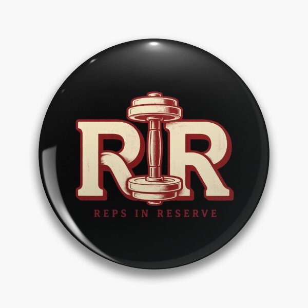 Item preview, RIR Reps in Reserve – Bodybuilding Gym Workout, Strength Training & Weightlifting Design, Fitness Lifting, Progressive Overload, Training Intensity, Gym Lover Gift designed and sold by Typologystudios.