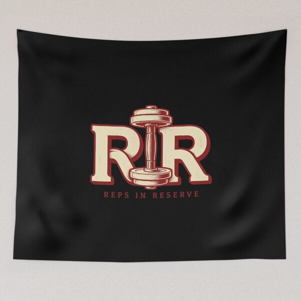 Item preview, RIR Reps in Reserve – Bodybuilding Gym Workout, Strength Training & Weightlifting Design, Fitness Lifting, Progressive Overload, Training Intensity, Gym Lover Gift designed and sold by Typologystudios.