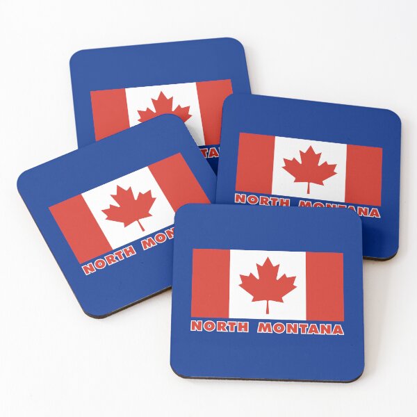 Item preview, Canadian Flag for North Montana designed and sold by Karate Octopus.
