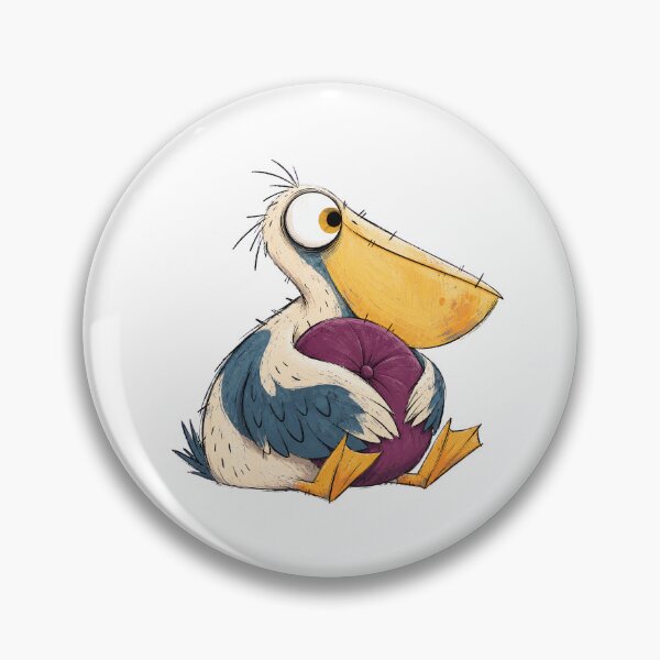 Item preview, Pelican Round Cushion designed and sold by The-Art-of-D.