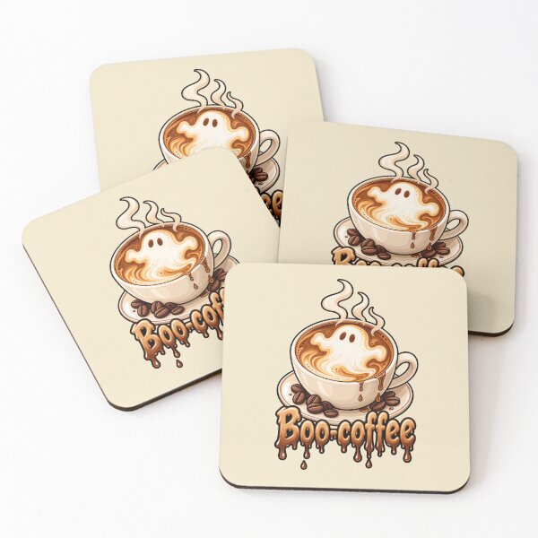 Item preview, Ghost Latte Art Boo-coffee Halloween Coffee designed and sold by Travel Souvenirs 30.