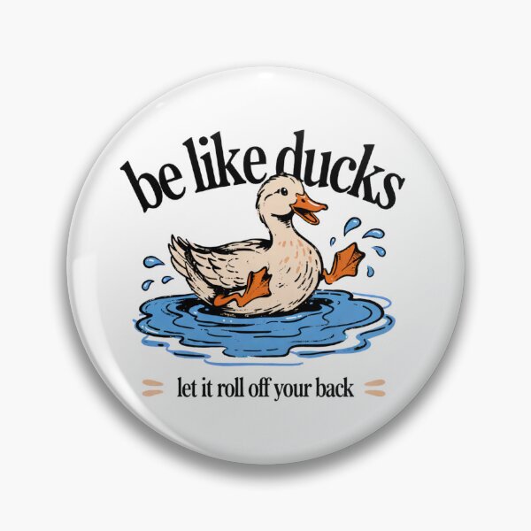 Item preview, Be Like Ducks Let It Roll Off Your Back Funny designed and sold by ZACK ART.