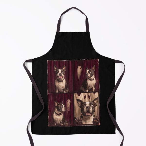 Item preview, Funny Boston Terrier Scared Ghost Halloween designed and sold by d247.