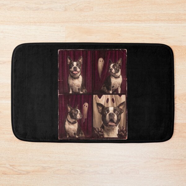 Item preview, Funny Boston Terrier Scared Ghost Halloween designed and sold by d247.