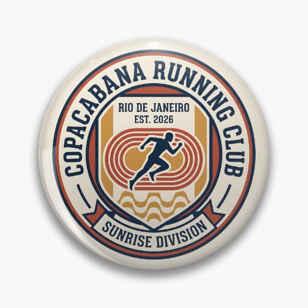 Item preview, Copacabana Running Club Vintage Athletic Crest designed and sold by SplashTastic.