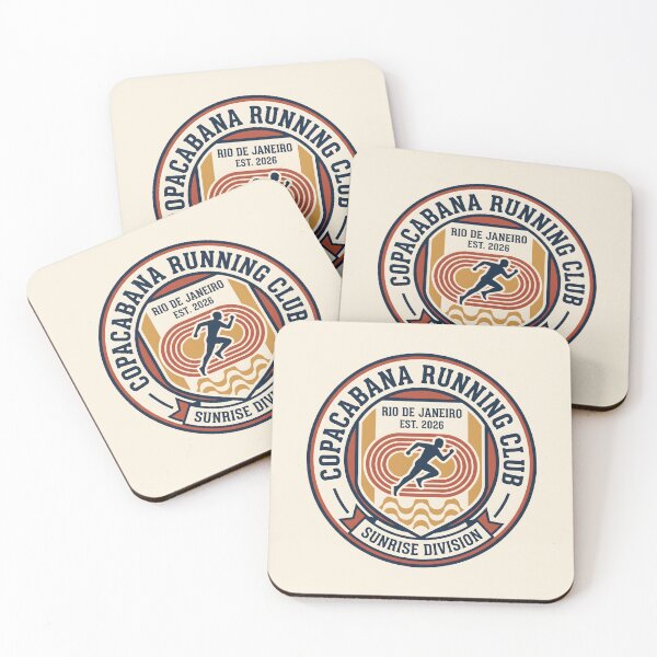 Item preview, Copacabana Running Club Vintage Athletic Crest designed and sold by SplashTastic.