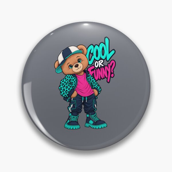 Item preview, Cool or Funny? – Street Style Teddy Bear designed and sold by Aimetoi.