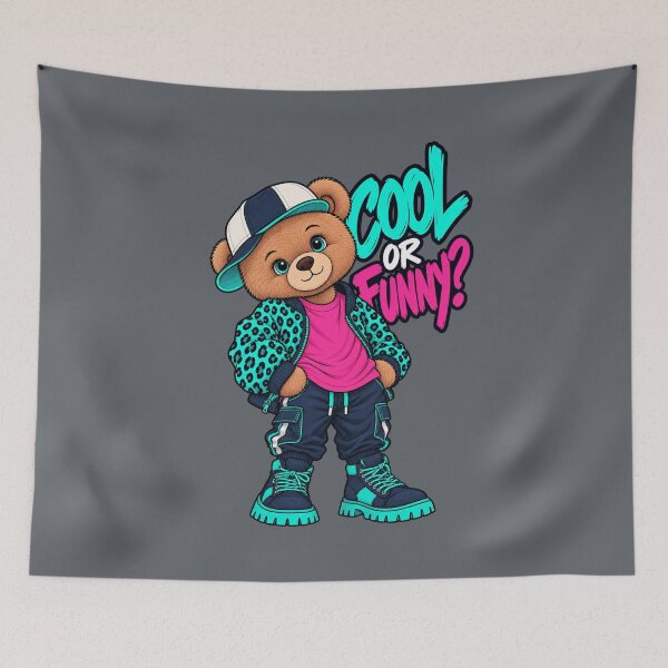 Item preview, Cool or Funny? – Street Style Teddy Bear designed and sold by Aimetoi.