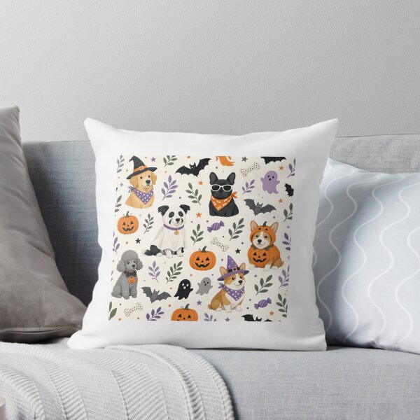 Item preview, Spooky Cute Dogs Halloween Pattern designed and sold by A1RB.