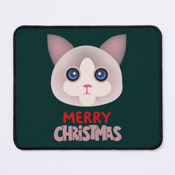 Item preview, Cute Ragdoll Cat Merry Christmas Holiday Art designed and sold by stormk10.