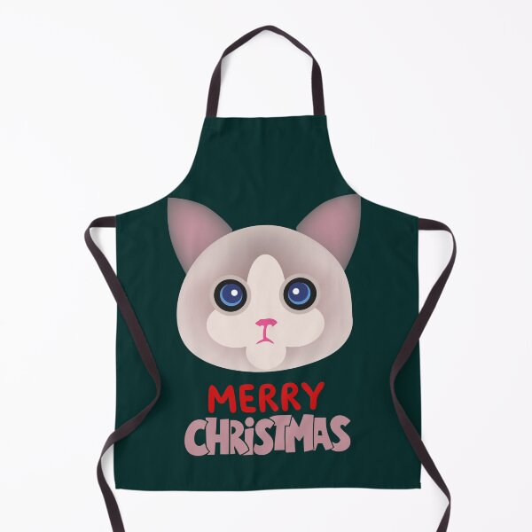 Item preview, Cute Ragdoll Cat Merry Christmas Holiday Art designed and sold by stormk10.