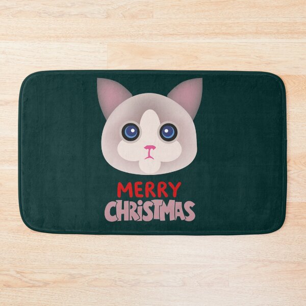 Item preview, Cute Ragdoll Cat Merry Christmas Holiday Art designed and sold by stormk10.