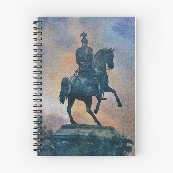 Item preview, Equestrian Monument of Nicholas I at Sunset designed and sold by SlavaArt.
