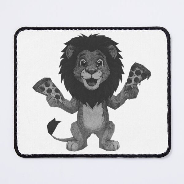 Item preview, Lion with Pizza designed and sold by kinpirks.