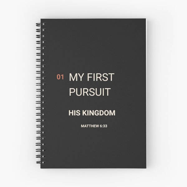 Item preview, My First Pursuit His Kingdom — Matthew 6:33 designed and sold by Quirky Cotton Collective.