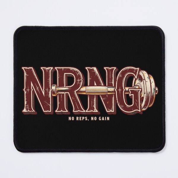 Item preview, NRNG No Reps No Gain – Bodybuilding Gym Workout, Strength Training & Weightlifting Design, Fitness Lifting, Muscle Building, Progressive Overload, Gym Motivation designed and sold by Typologystudios.