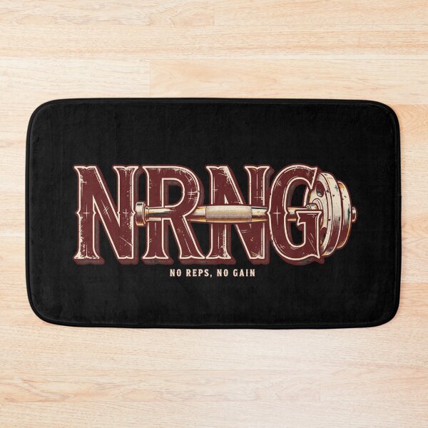 Item preview, NRNG No Reps No Gain – Bodybuilding Gym Workout, Strength Training & Weightlifting Design, Fitness Lifting, Muscle Building, Progressive Overload, Gym Motivation designed and sold by Typologystudios.