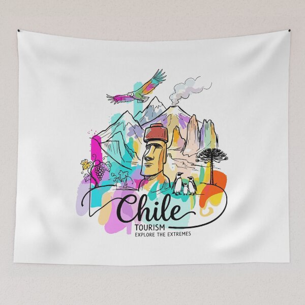 Item preview, Chile Andean Travel Art designed and sold by EdwinkOne.